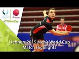 2015 Men's World Cup Highlights: GAUZY Simon vs BUTLER Jimmy (Qual. Groups)