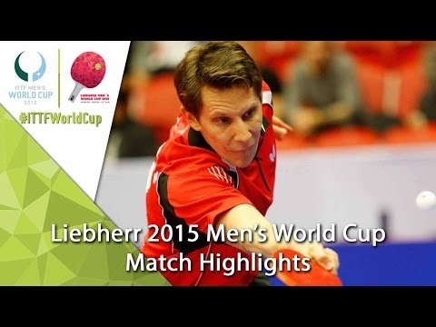 2015 Men's World Cup Highlights: GARDOS Robert vs ACHANTA Sharath Kamal (Qual. Groups)