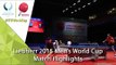 2015 Men's World Cup Highlights: MA Long vs FREITAS Marcos (1/4)