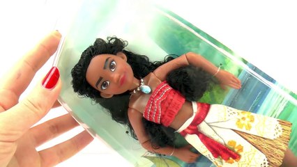 Moana Dolls Parody New DISNEY Princess Movie Story with Frozen Elsa, Merida & Barbie + Big