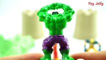 Kinetic Sand Suprise Egg Toys Marvel Avengers Hulk Shopkins & Surprise Cups Peppa Pig Disn