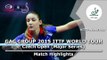 Czech Open 2015 Highlights: ZARIF Audrey vs SIKORSKA Magdalena (Qual. Groups)