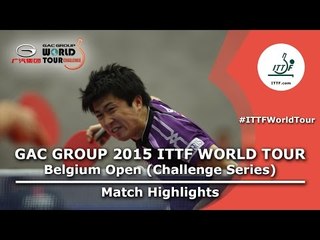 Belgium Open 2015 Highlights: JIN Takuya vs ARVIDSSON Simon (R 32)