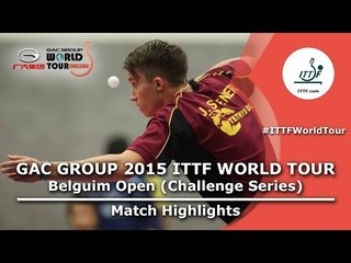 Belgium Open 2015 Highlights: SCHMID Elia vs STENER Jonas  (Qual. Groups)