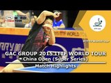 China Open 2015 Highlights: MA Long vs FANG Bo (1/4)