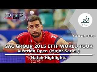 Austrian Open 2015 Highlights: GACINA Andrej vs MIZUTANI Jun (1/2)