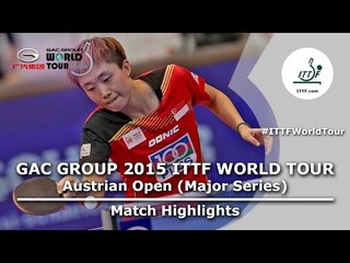 Austrian Open 2015 Highlights: FENG Tianwei vs JIANG Huajun (R 16)