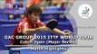 Czech Open 2015 Highlights: CHIANG Hung Chieh vs LEITGEB Stefan (Qual. Groups)