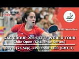 GAC Group 2015 ITTF World Tour Chile Open - Day 4 Afternoon