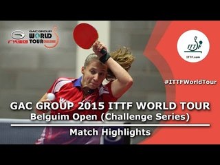 Belgium Open 2015 Highlights: MORET Rachel vs LOEUILLETTE Stephanie (Qual. Groups)