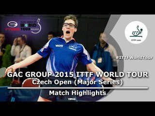 Czech Open 2015 Highlights: GERELL Par vs MATTENET Adrien (1/8)