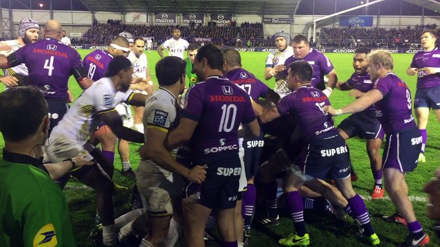 Bagarre générale SA XV - Mont-de-Marsan