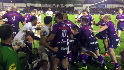 Bagarre générale SA XV - Mont-de-Marsan