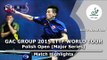 Polish Open 2015 Highlights: MIZUTANI Jun vs WONG Chun Ting (R16)