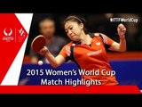 2015 Women´s World Cup Highlights: HU Melek vs LI Jie (1/8)