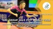 China Open 2015 Highlights: FAN Zhendong vs XU Xin (1/2)