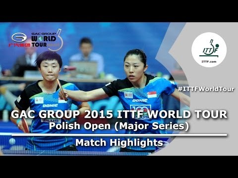 Polish Open 2015 Highlights: FENG Tianwei/YU Mengyu vs DING Ning/ZHU Yuling (Final)