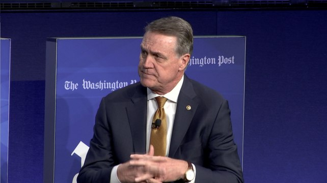 Perdue compares Trump to Churchill