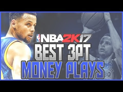 NBA 2K17 BEST 3 POINT PLAYS! NBA 2K17 Tips for Best Money Plays in 2K