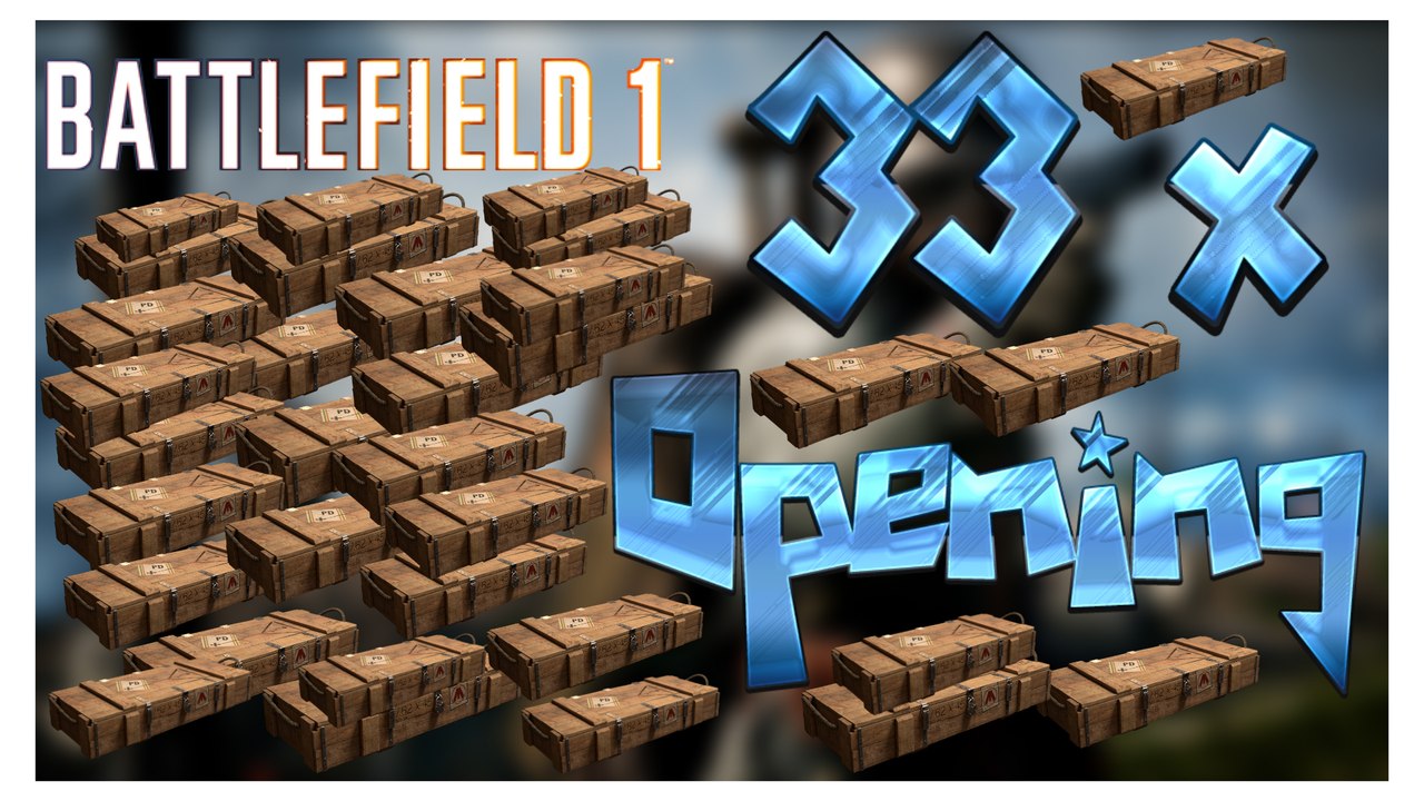 33 x battlepack opening battlefield 1 [ps4] [facecam] [de]