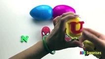 ABC Surprises Learn to count numbers spell numbers chocolate surprise egg toy Avengers Iron Man