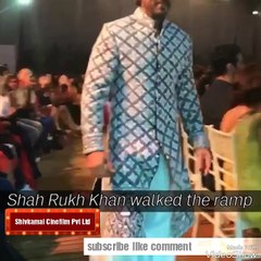 Shahrukh Khan And Anushka Sharma Walked On The Ramp For Raising Funds For Girl's Education In U.P.