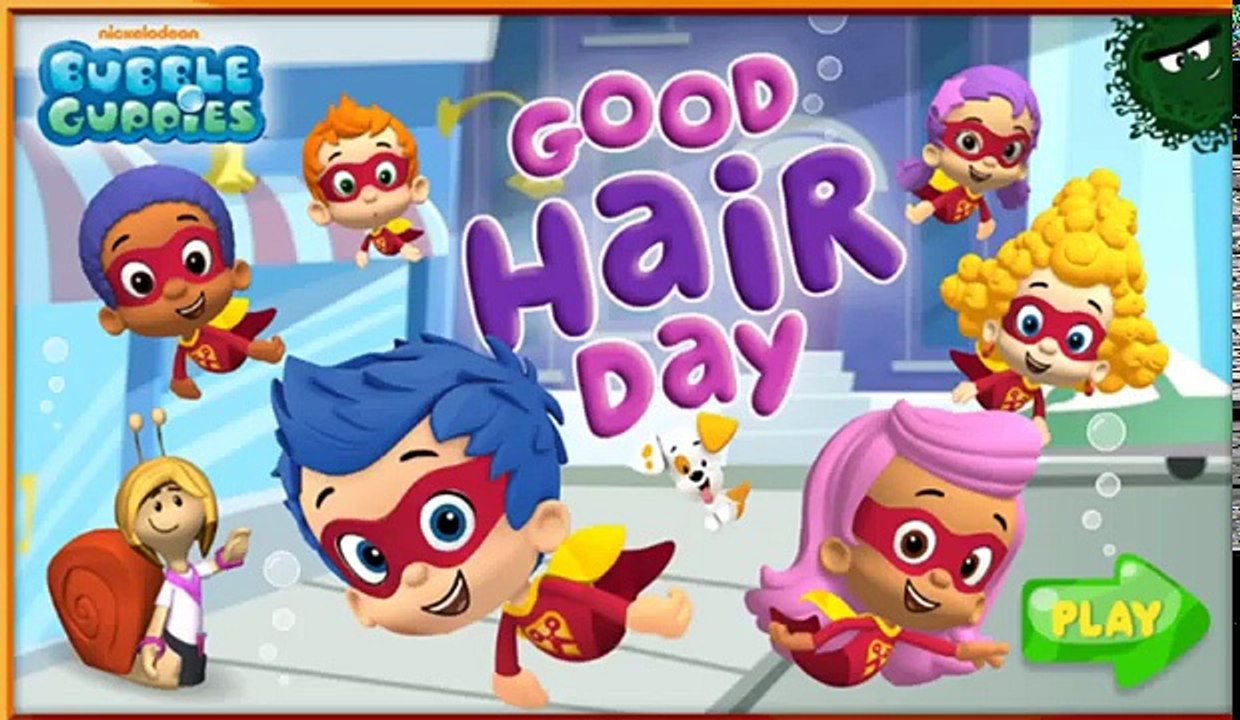 Пузырь день английский для игра хороший гуппи волосы в в в в Дети