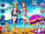 Elsa & Anna Summer Matching Outfits ^^ Disney princess Frozen - Best Baby Games For Girls