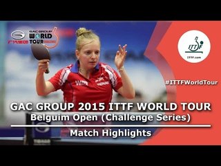 Belgium Open 2015 Highlights: PFEFER Laura vs MENGE Merve (Qual. Groups)