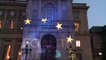 60 ans du Traité de Rome: illuminations au Quai d'Orsay
