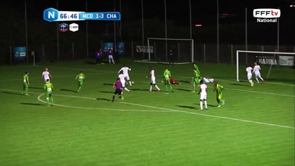 Coup franc dans la surface