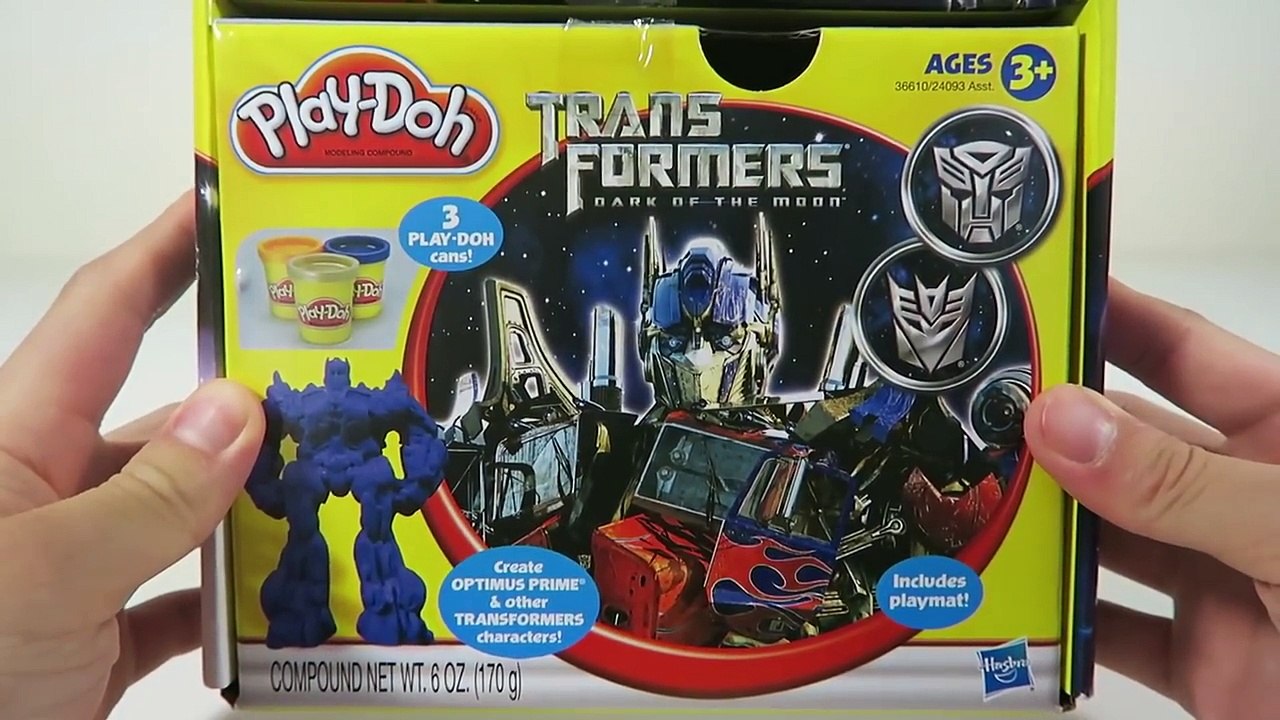 Play-Doh Transformers Toy Dark of the Moon Play Dough Playset by Hasbro Toys!