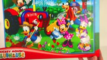 MICKEY MOUSE Clubhouse Disney Clementoni Mickeys Fun Farm Puzzel Puzzle Donald Duck Katri