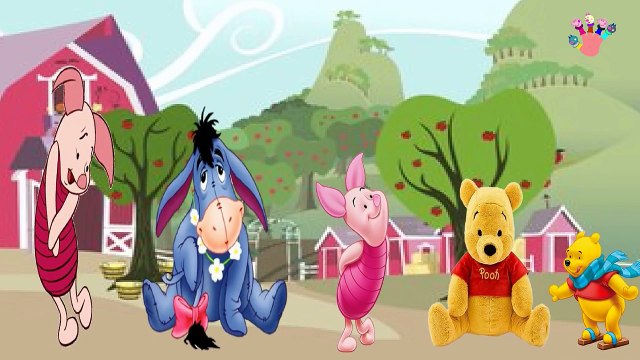 Winnie the Pooh Finger Family Song | Tigger, Piglet, Roo, Eeyore & Pooh Nursery Rhymes for