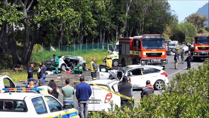 Cape Town South Africa - Crowbar Gang Suspects Killed In M3 Car Crash!