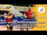 China Open 2015 Highlights: FANG Bo/ZHU Linfeng vs FREITAS Marcos/LUNDQVIST Jens (1/2)