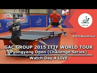 2015 ITTF Pyongyang Open - Day 4 Morning