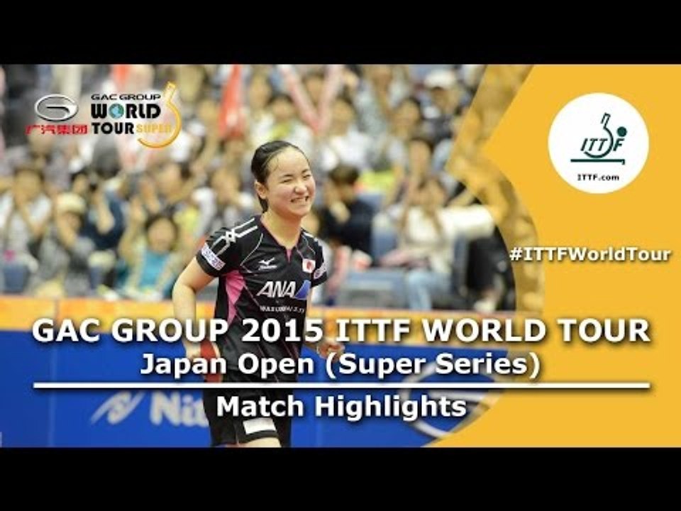 Japan Open 2015 Highlights: LIU Fei vs ITO Mima (R 32)