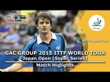 Japan Open 2015 Highlights: SHIONO Masato vs LORENTZ Romain (Qualification Group)