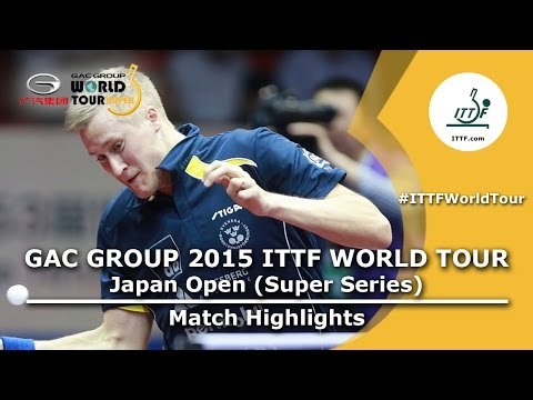 Japan Open 2015 Highlights: JANG Woojin vs KARLSSON Mattias (Qualification Group)