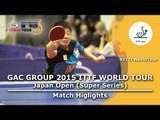 Japan Open 2015 Highlights: SZOCS Bernadette vs ZENG Jian U21 (1/2)