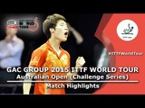 Australia Open 2015 Highlights: OSHIMA Yuya vs JANG Woojin (U21 FINAL)