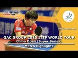 China Open 2015 Highlights: MATSUDAIRA Kenta vs YANG Tzu-Yi (Pre.Rounds)