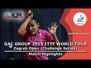 Zagreb Open 2015 Highlights: SABITOVA Valentina vs KIM Mingyung (Pre. Rounds)