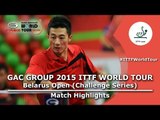 Belarus Open 2015 Highlights: LI Ping vs JIN Takuya (1/2)