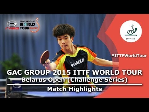 Belarus Open 2015 Highlights: YEFIMOV Viktor vs YOO Jinwook (Qual. Groups)