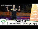2015 World Table Tennis Championships Day 5 Daily Review presented by Stiga