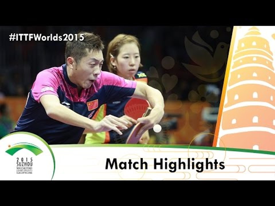 WTTC 2015 Highlights: Xin Xu/Haeun Yang vs Yana Noskova/Grigory Vlasov (R 32)
