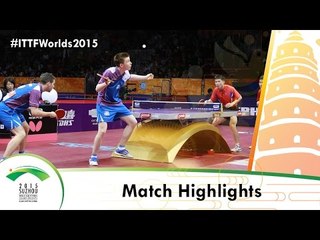WTTC 2015 Highlights: CHOE Il/KANG Wi Hun vs HOWIESON Craig/WHEELER Christopher (Qual Groups)