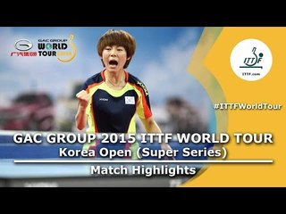 Korea Open 2015 Highlights: ISHIKAWA Kasumi vs CHOI Hyojoo (1/16)